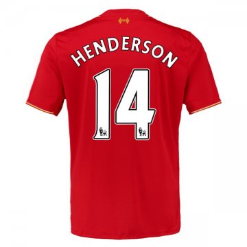 Acheter Maillot Liverpool Henderson Domicile 2015 2016