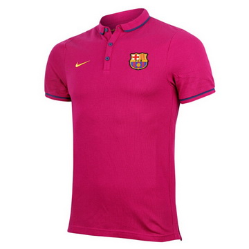 Acheter Nouveau Maillot Barcelone Polo Rose 2017