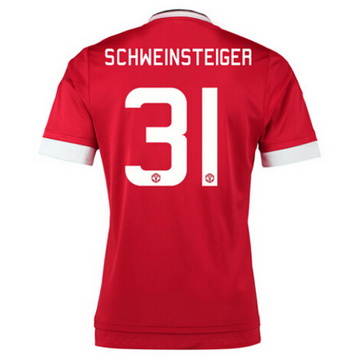 Boutique Maillot Manchester United Schweinsteige Domicile 2015 2016