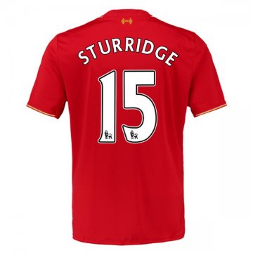 Boutique Officielle Maillot Liverpool Sturridge Domicile 2015 2016