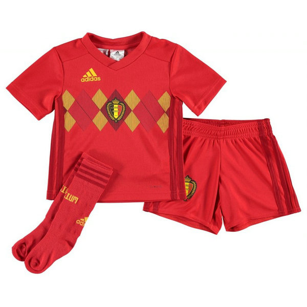 2018 2019 Ensemble Foot Enfant Belgique 2018 Maillot Short Chaussettes Domicile