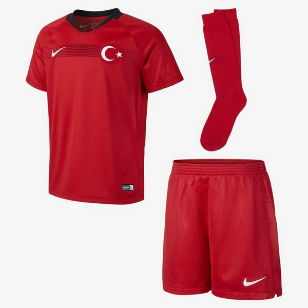 2018 2019 Ensemble Foot Enfant Turquie Maillot Short Chaussettes Domicile