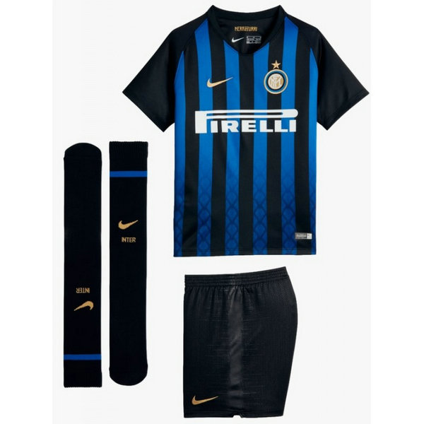 2018 2019 Ensemble Foot Inter Milan Enfant Maillot Short Chaussettes Domicile