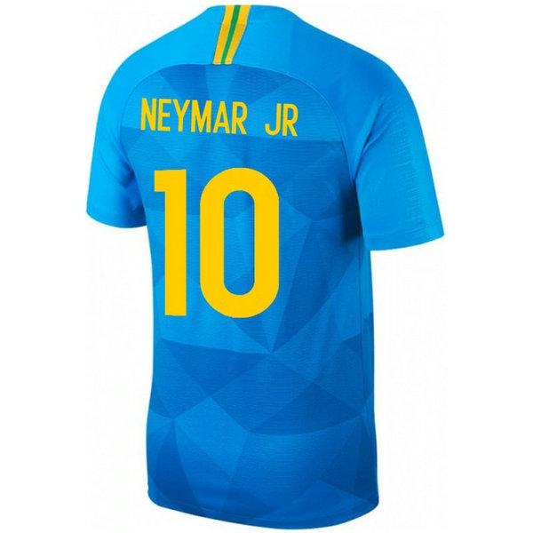 2018 2019 Homme Maillot Bresil NEYMAR Extérieur Coupe du Monde