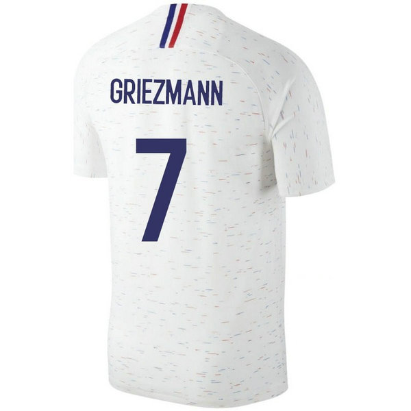 2018 2019 Homme Maillot Equipe de France GRIEZMANN 7 Extérieur Coupe du Monde