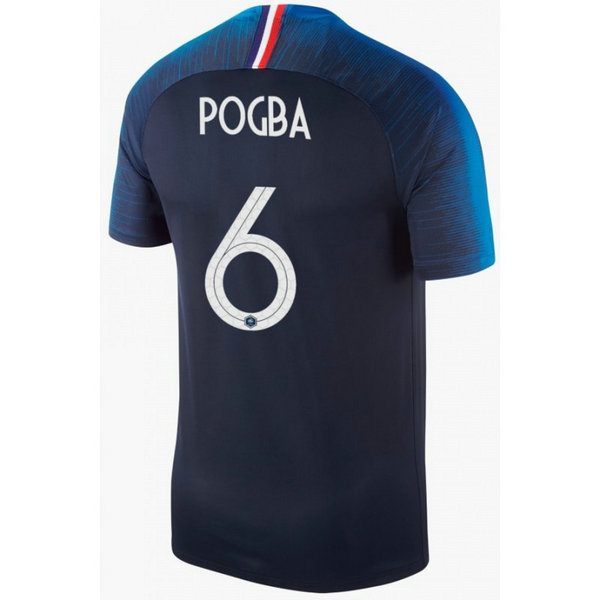 2018 2019 Homme Maillot France POGBA Officiel Domicile Coupe du Monde