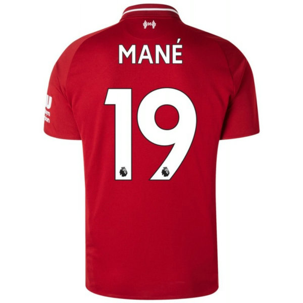 2018 2019 Homme Maillot Liverpool MANE Domicile 2018 2019