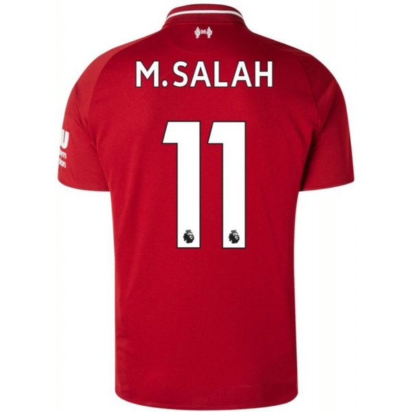 2018 2019 Homme Maillot Liverpool SALAH Domicile 2018 2019