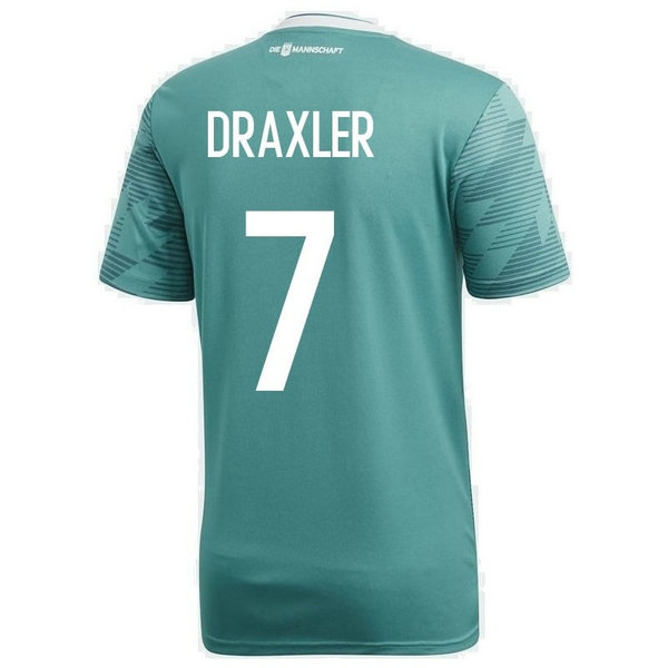 2018 2019 Homme Maillot de Foot Allemagne DRAXLER Coupe du Monde Extérieur