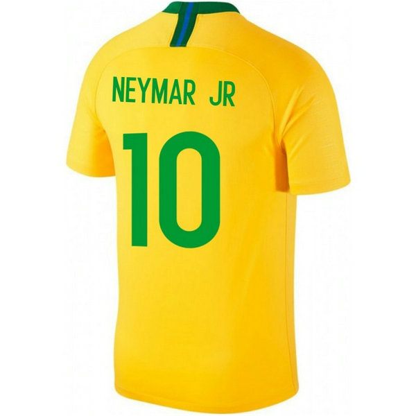 2018 2019 Maillot Equipe de Bresil Enfant NEYMAR Domicile Coupe du Monde 2018