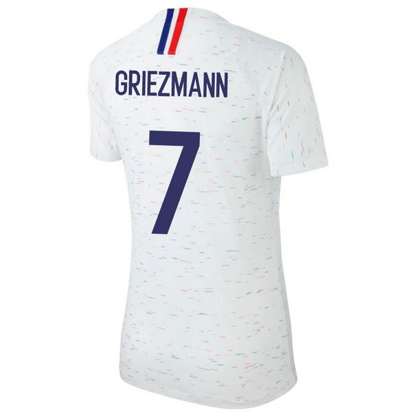 2018 2019 Maillot Equipe de France GRIEZMANN #7 Femme Coupe Du Monde Extérieur