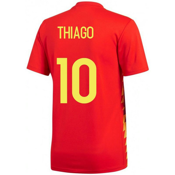 2018 2019 Maillot de Foot Espagne THIAGO Enfant Coupe Du Monde Domicile