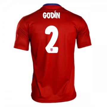 Maillot Atletico De Madrid Godin Domicile 2015 2016 Achat à Prix Bas