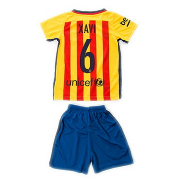 Maillot Barcelone Enfant Xavi Exterieur 2015 2016 Prix Moins Cher