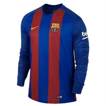 Maillot Barcelone Manche Longue Domicile 2016 2017 à Prix Avantageux