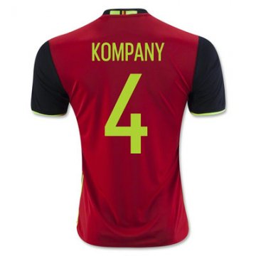 Maillot Belgique Kompany Domicile Euro 2016 Vendre France