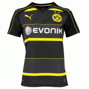 Maillot Borussia Dortmund Femme Exterieur 2016 2017 Paris Vente En Ligne