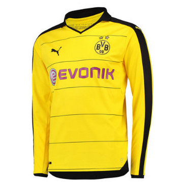 Maillot Borussia Dortmund Manche Longue Domicile 2015 2016 Remise prix