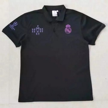 Maillot De Polo Real Madrid Noir 2016 2017  Pas Cher