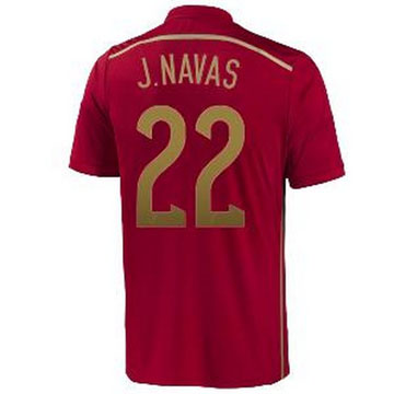 Maillot Espagne J.Navas Domicile 2014 2015 Pas Cher Prix