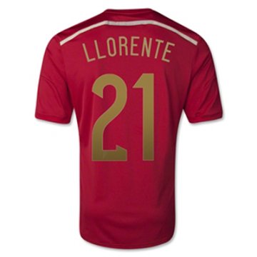 Maillot Espagne Llorente Domicile 2014 2015 à Petits Prix