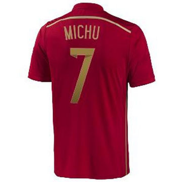 Maillot Espagne Michu Domicile 2014 2015 Vendre Provence