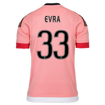 Maillot Juventus Evra Exterieur 2015 2016 Pas Cher Réduction De 50%