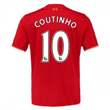 Maillot Liverpool Coutinho Domicile 2015 2016 Prix Moins Cher