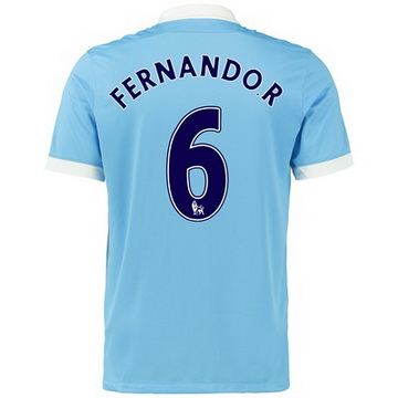 Maillot Manchester City Fernando.R Domicile 2015 2016 Vente En Ligne