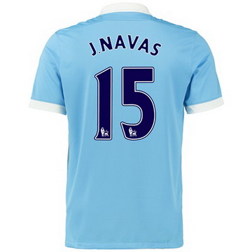 Maillot Manchester City J.Navas Domicile 2015 2016 à Prix Bas