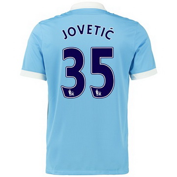 Maillot Manchester City Jovetic Domicile 2015 2016 Pas Cher Prix