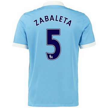 Maillot Manchester City Zabaleta Domicile 2015 2016 Personnalisé en Ligne