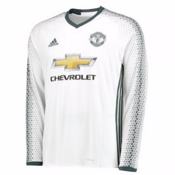 Maillot Manchester United Manche Longue Troisieme 2016 2017 Prix Moins Cher