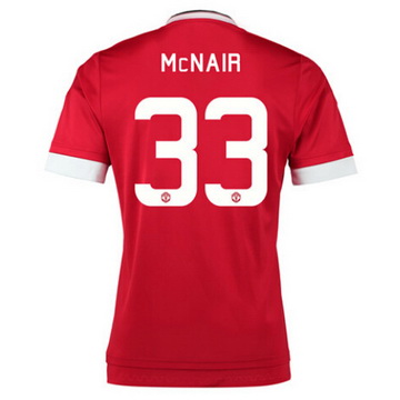 Maillot Manchester United Mcnair Domicile 2015 2016 à Prix Avantageux