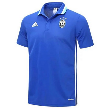 Maillot Polo Juventus Blue Sky 2016 2017 Pas Cher