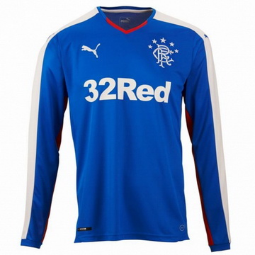 Maillot Rangers Manche Longue Domicile 2015 2016 Pas Cher Provence