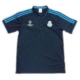 Maillot Real Madrid Champion Polo Bleu Fonce 2016 Remise prix