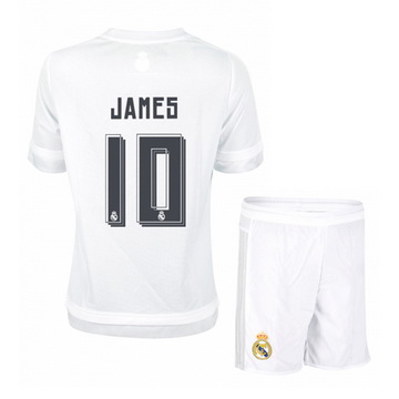 Maillot Real Madrid Enfant James Domicile 2015 2016 à Prix Réduit