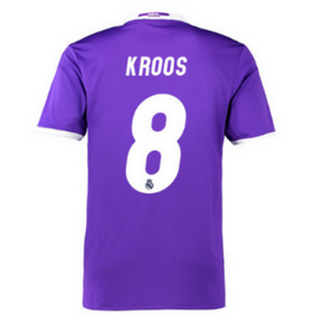 Maillot Real Madrid Kroos Exterieur 2016 2017 Pas Cher Prix Discount