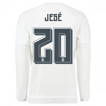 Maillot Real Madrid Manche Longue Jese Domicile 2015 2016 Vendre à Des Prix Bas