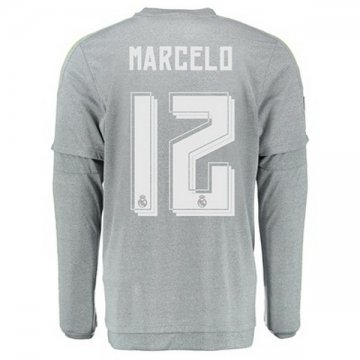 Maillot Real Madrid Manche Longue Marcelo Exterieur 2015 2016 à Petit Prix