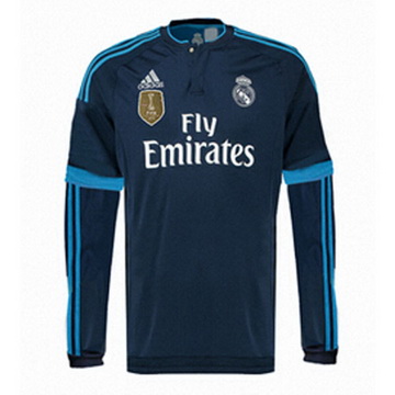 Maillot Real Madrid Manche Longue Troisieme 2015 2016 Rabais en ligne