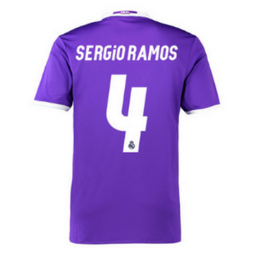 Maillot Real Madrid Sergio Ramos Exterieur 2016 2017 Promo En Ligne