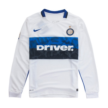 Mode Maillot Inter Milan Manche Longue Exterieur 2015 2016