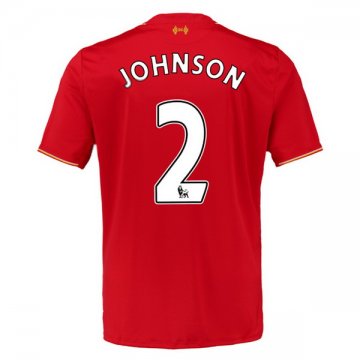 Nouvelle Maillot Liverpool Johnson Domicile 2015 2016