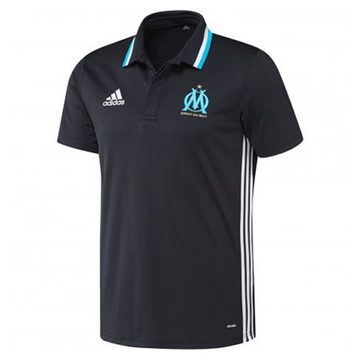 Nouvelle Maillot Marseille Polo Noir 2016 2017