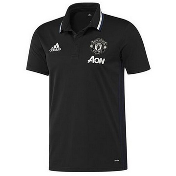 Nouvelle Maillot Polo Manchester United Noir 2016 2017