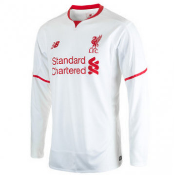 Soldes Maillot Liverpool Manche Longue Exterieur 2015 2016