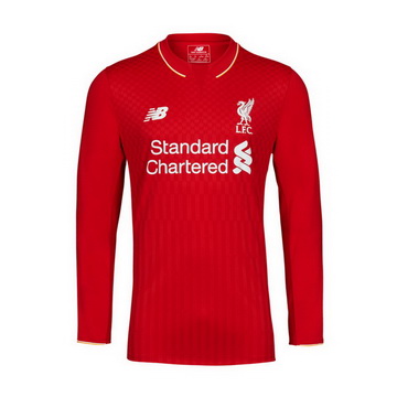 Vente Privee Maillot Liverpool Manche Longue Domicile 2015 2016