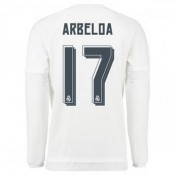 Maillot Real Madrid Manche Longue Arbeloa Domicile 2015 2016